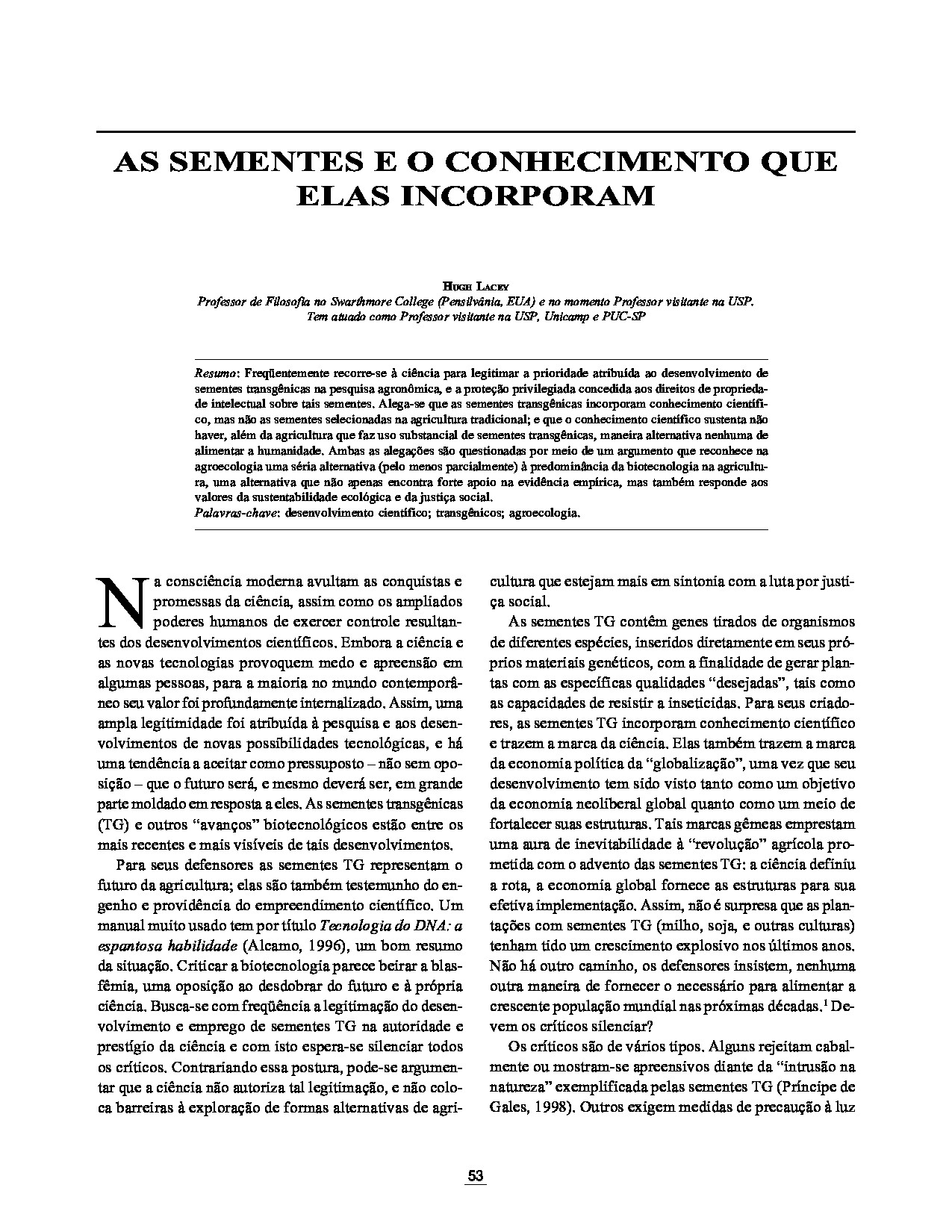 (Lacey) As Sementes e o Conhecimento que Elas Incorporam.pdf
