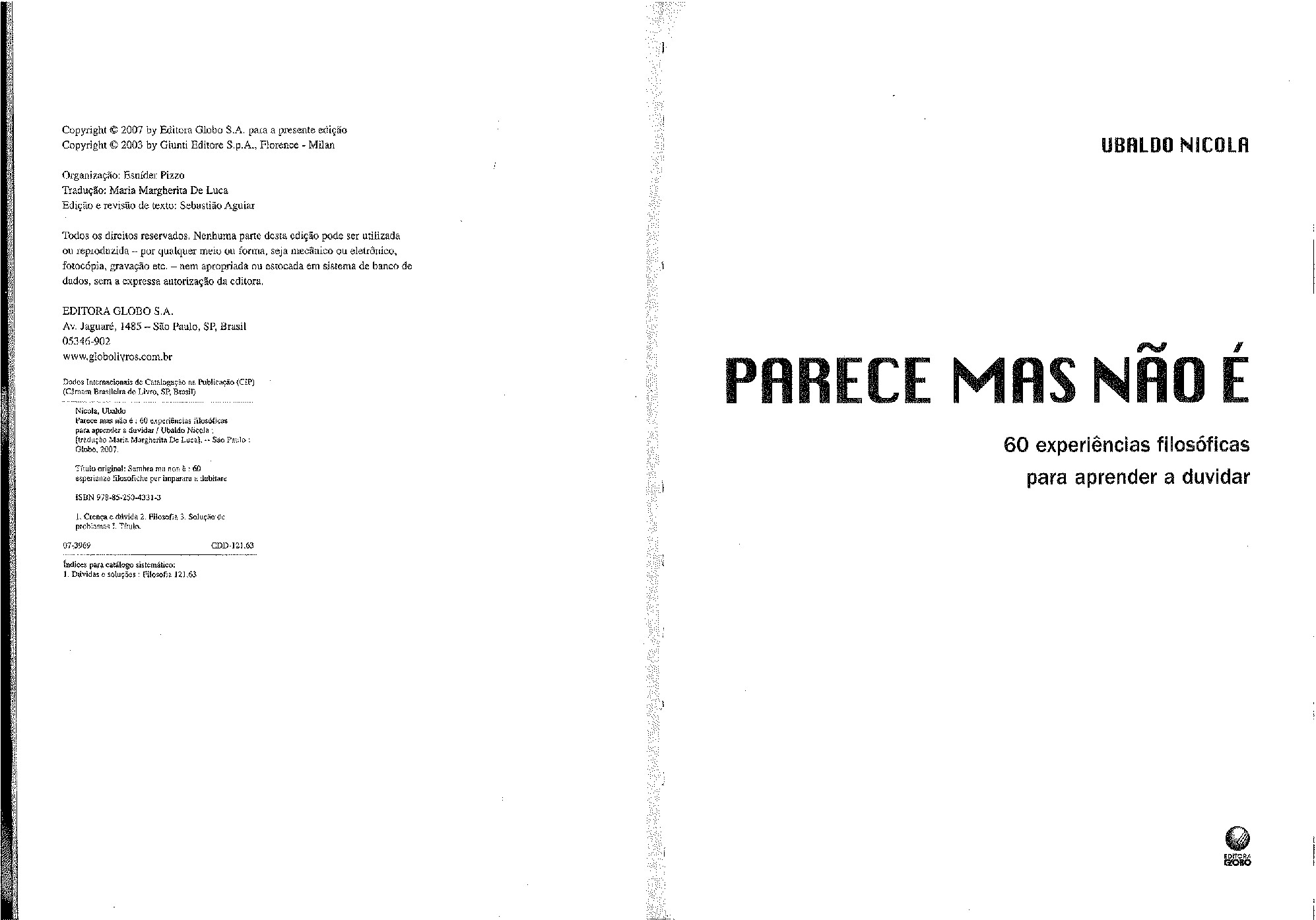 (Nicola) Parece, Mas Não É – 60 experiências filosóficas para aprender a duvidar.pdf
