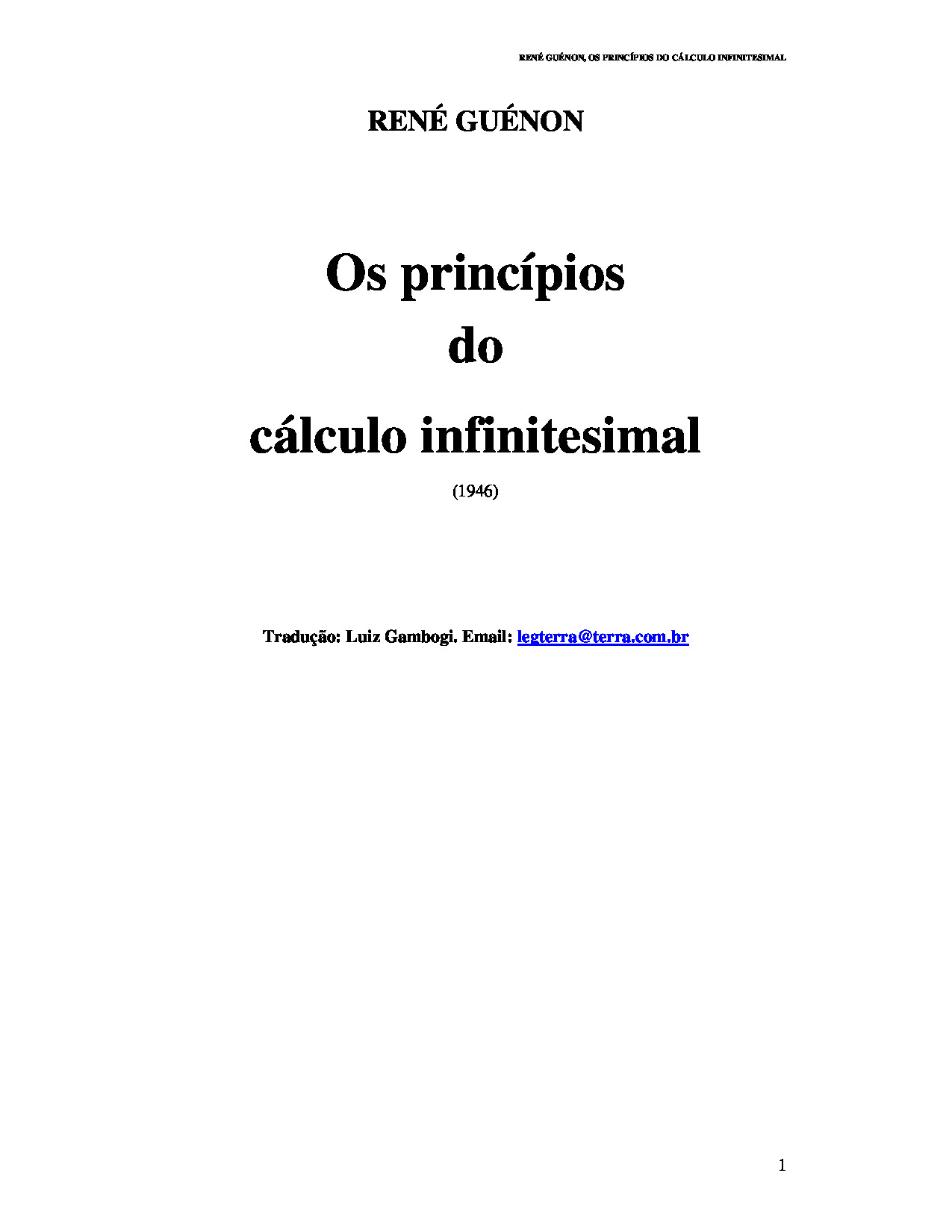 (MozPDF.com)- Rene Guenon Os Principios Metafisicos Do Calculo Infinitesimal..pdf
